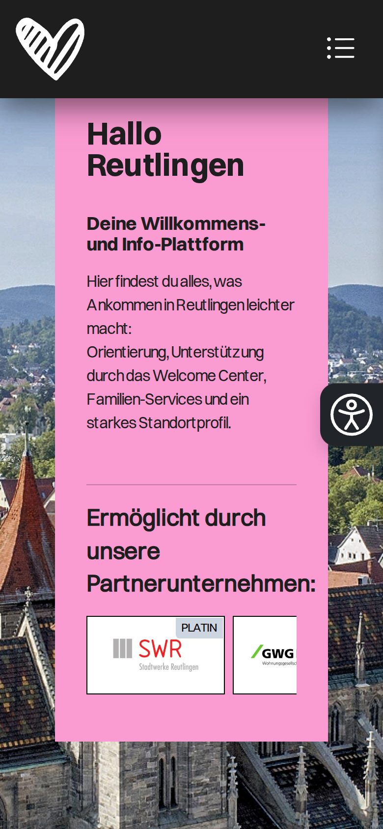 Hallo Reutlingen am Handy